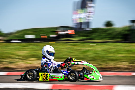 Luke Milward Shows Serious Promise on TB Kart 950 Debut Fastest lap and podium at Shenington with KR Sport power